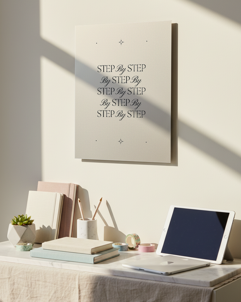 Printed 4K Ultra Gloss Metal Frame A3 Size | Step By Step Print | 1.2mm Premium Thickness Wall Frame (12x18 Inches) 1219 Avenue