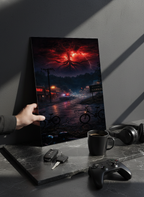 Printed 4K Ultra Gloss Metal Frame A3 Size | STRANGER THINGS-Unseen Layers Print | 1.2mm Premium Thickness Wall Frame (12x18 Inches) 1219 Avenue