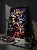 Printed 4K Ultra Gloss Metal Frame A3 Size | Warrior Beyond Limits Print | 1.2mm Premium Thickness Wall Frame (12x18 Inches) 1219 Avenue