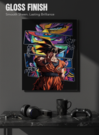 Printed 4K Ultra Gloss Metal Frame A3 Size | Warrior Beyond Limits Print | 1.2mm Premium Thickness Wall Frame (12x18 Inches) 1219 Avenue