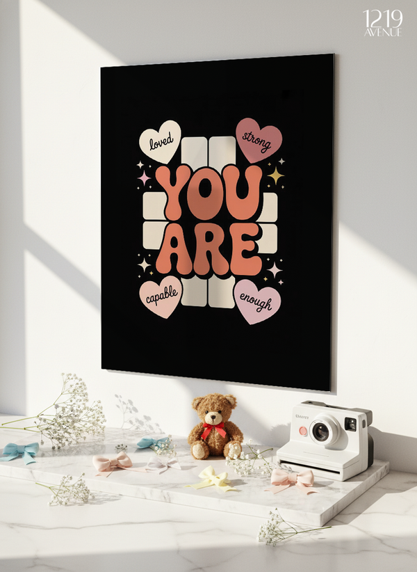 Printed 4K Ultra Gloss Metal Frame A3 Size | You Matter Print | 1.2mm Premium Thickness Wall Frame (12x18 Inches) 1219 Avenue