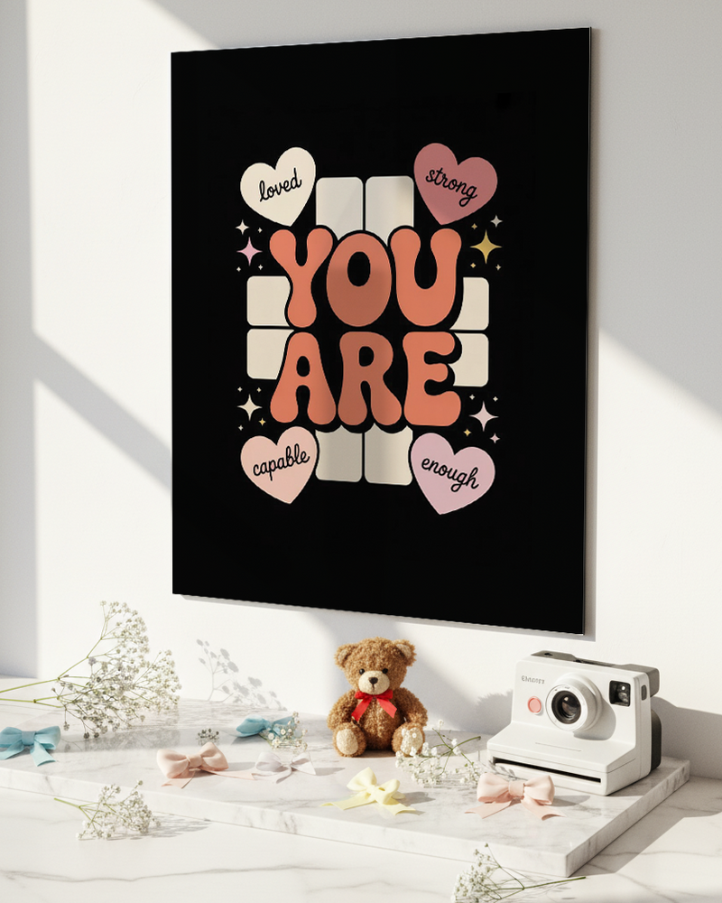 Printed 4K Ultra Gloss Metal Frame A3 Size | You Matter Print | 1.2mm Premium Thickness Wall Frame (12x18 Inches) 1219 Avenue