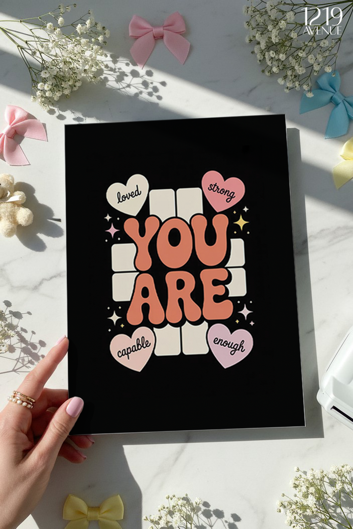 Printed 4K Ultra Gloss Metal Frame A3 Size | You Matter Print | 1.2mm Premium Thickness Wall Frame (12x18 Inches) 1219 Avenue