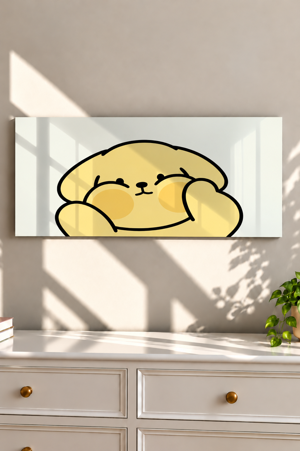 Printed  Metal Wall Art | Chubby Cheeks Print | Available in Potrait & Landscape | Small ,Medium ,Large 1219 Avenue