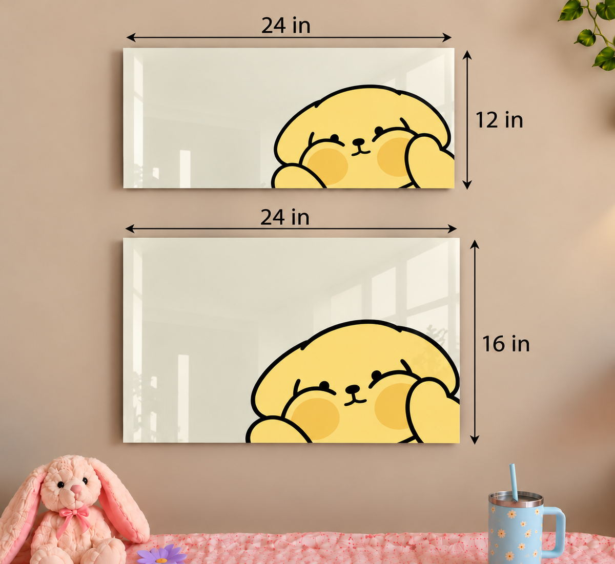 Printed  Metal Wall Art | Chubby Cheeks Print | Available in Potrait & Landscape | Small ,Medium ,Large 1219 Avenue