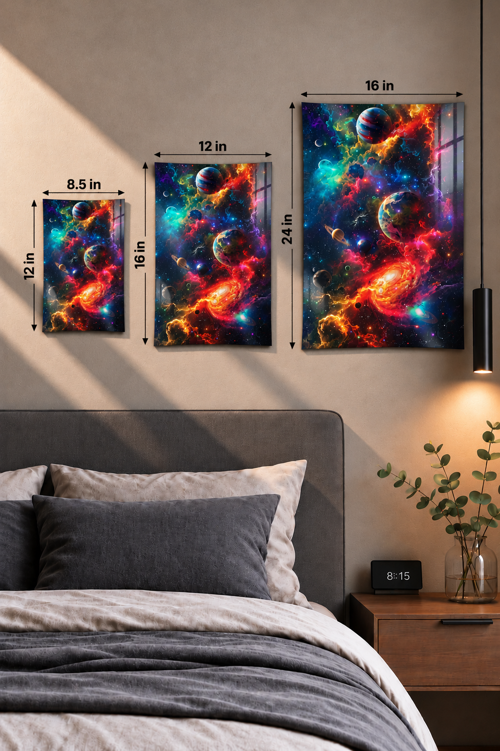 Printed  Metal Wall Art | Cosmic Dreamscape Print | Available in Potrait & Landscape | Small ,Medium ,Large 1219 Avenue
