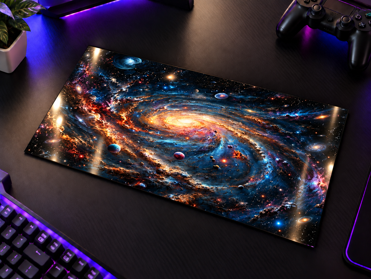 Printed  Metal Wall Art | Cosmic Infinity Vibes Print | Available in Potrait & Landscape | Small ,Medium ,Large 1219 Avenue