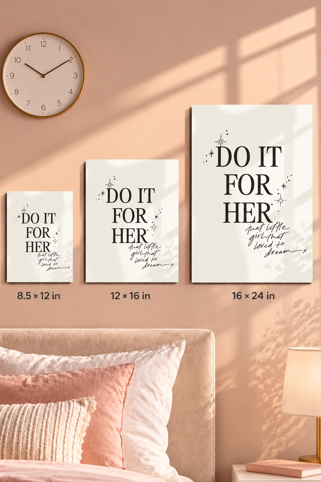 Printed  Metal Wall Art | For Her Print | Available in Potrait & Landscape | Small ,Medium ,Large 1219 Avenue