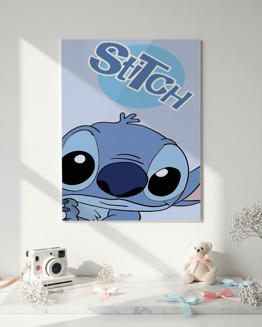 Printed  Metal Wall Art | Little Trouble Print | Available in Potrait & Landscape | Small ,Medium ,Large