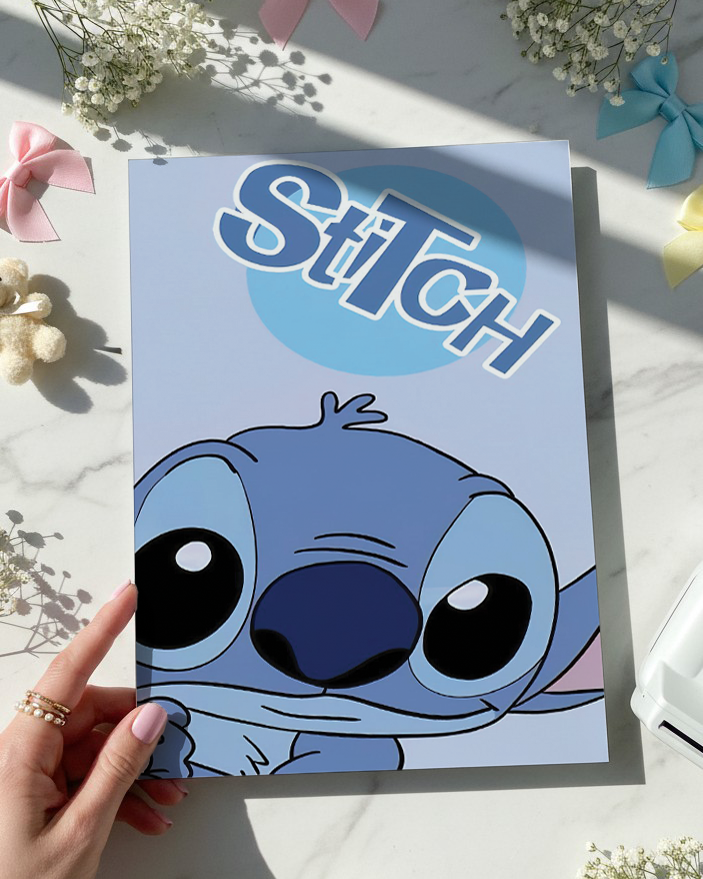 Printed 4K Ultra Gloss Metal Frame A3 Size | Little Trouble Print | 1.2mm Premium Thickness Wall Frame (12x18 Inches) 1219 Avenue