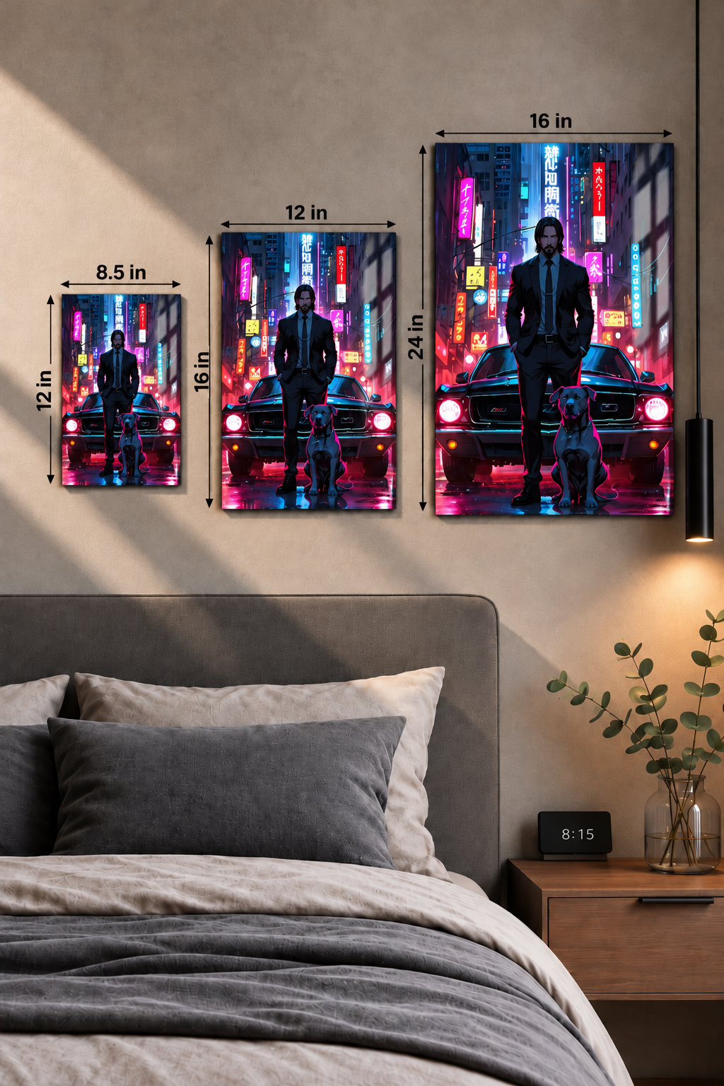 Printed  Metal Wall Art | Midnight Mafia Vibes Print | Available in Potrait & Landscape | Small ,Medium ,Large 1219 Avenue