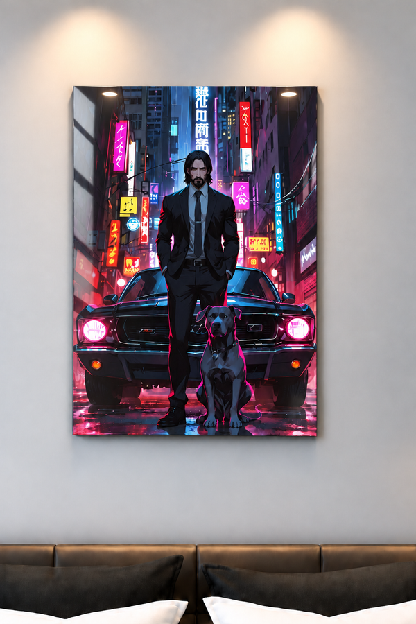 Printed  Metal Wall Art | Midnight Mafia Vibes Print | Available in Potrait & Landscape | Small ,Medium ,Large 1219 Avenue