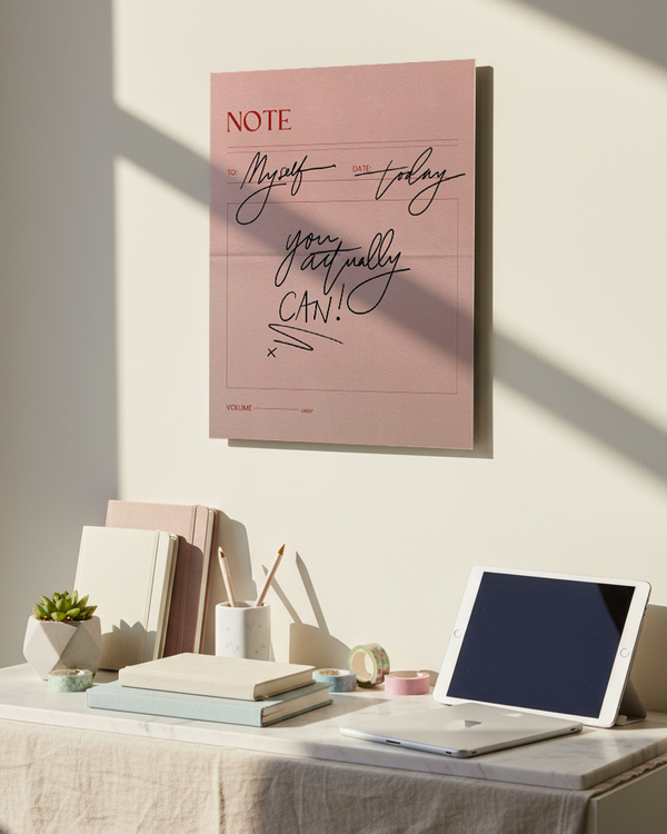 Printed 4K Ultra Gloss Metal Frame A3 Size | Self Note Print | 1.2mm Premium Thickness Wall Frame (12x18 Inches) 1219 Avenue