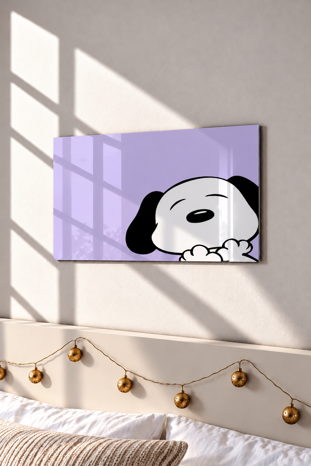 Printed  Metal Wall Art | Sleepy Pup Print | Available in Potrait & Landscape | Small ,Medium ,Large 1219 Avenue