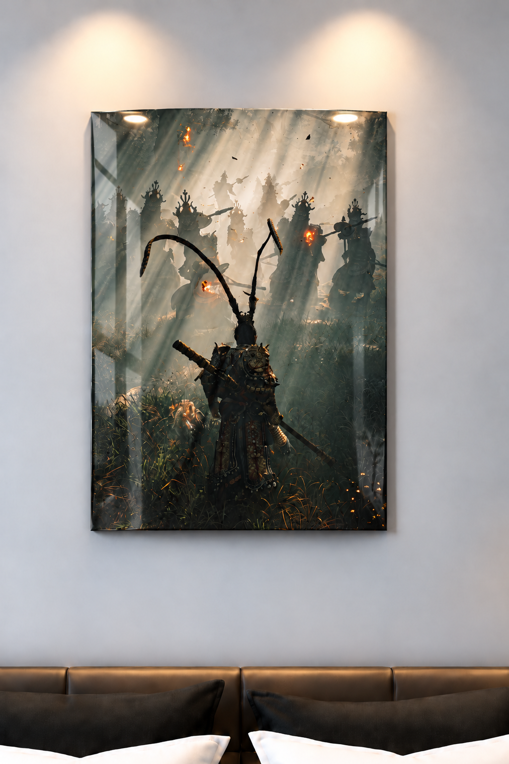 Printed  Metal Wall Art | Spirit of the Samurai Print | Available in Potrait & Landscape | Small ,Medium ,Large 1219 Avenue