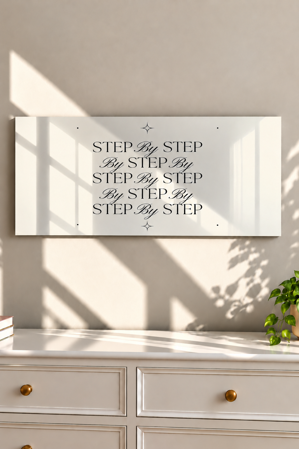 Printed  Metal Wall Art | Step By Step Print | Available in Potrait & Landscape | Small ,Medium ,Large 1219 Avenue