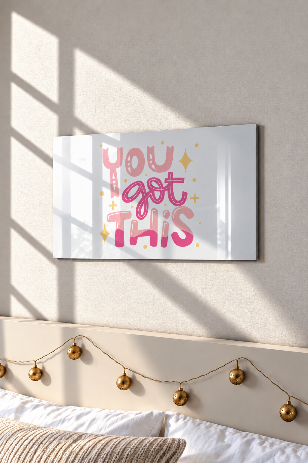 Printed  Metal Wall Art | You Got This Print | Available in Potrait & Landscape | Small ,Medium ,Large 1219 Avenue