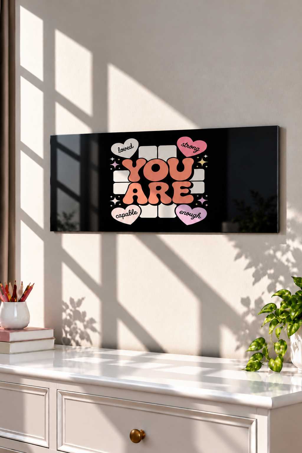 Printed  Metal Wall Art | You Matter Print | Available in Potrait & Landscape | Small ,Medium ,Large 1219 Avenue