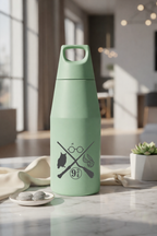 Printed Nuvra Geo-Dash Insulated Bottles 12hrs+ Hot and Cold |Premium Gifting | 580ml and 1100ml | 1 litre capacity 1219 Avenue India