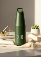 Printed Nuvra Geo-Dash Insulated Bottles 12hrs+ Hot and Cold |Premium Gifting | 580ml and 1100ml | 1 litre capacity 1219 Avenue India