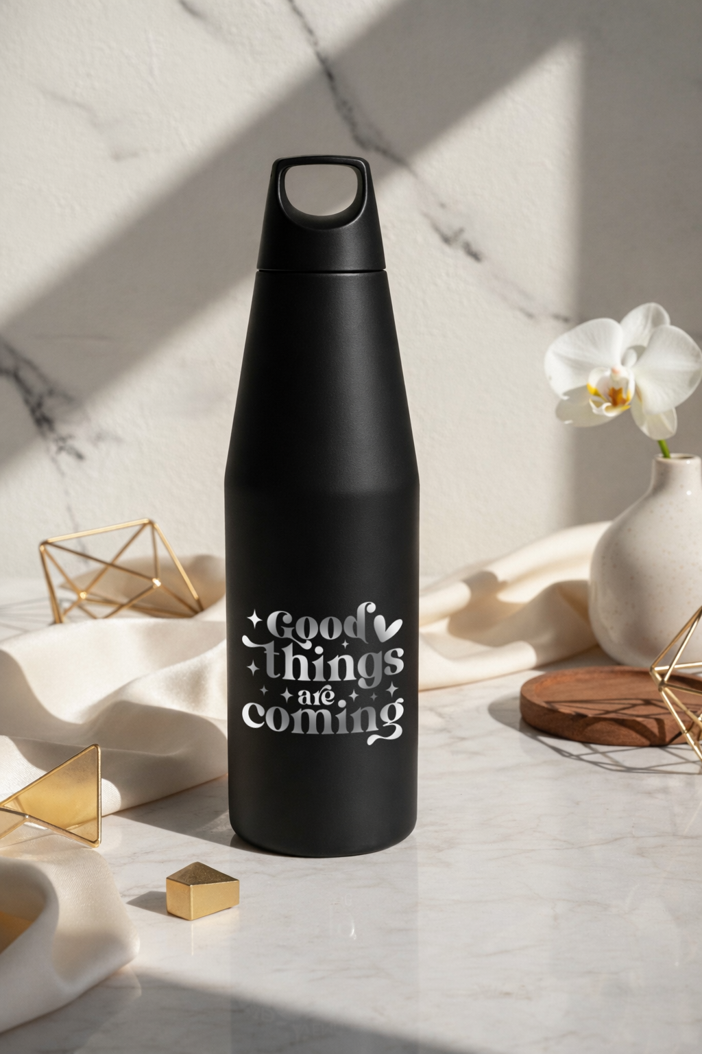 Printed Nuvra Geo-Dash Insulated Bottles 12hrs+ Hot and Cold |Premium Gifting | 580ml and 1100ml | 1 litre capacity 1219 Avenue India