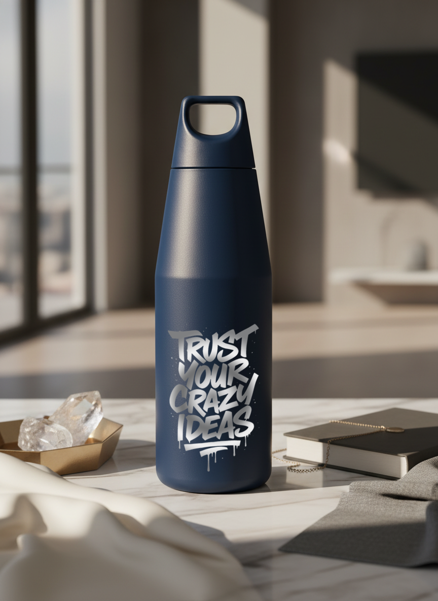Printed Nuvra Geo-Dash Insulated Bottles 12hrs+ Hot and Cold |Premium Gifting | 580ml and 1100ml | 1 litre capacity 1219 Avenue India