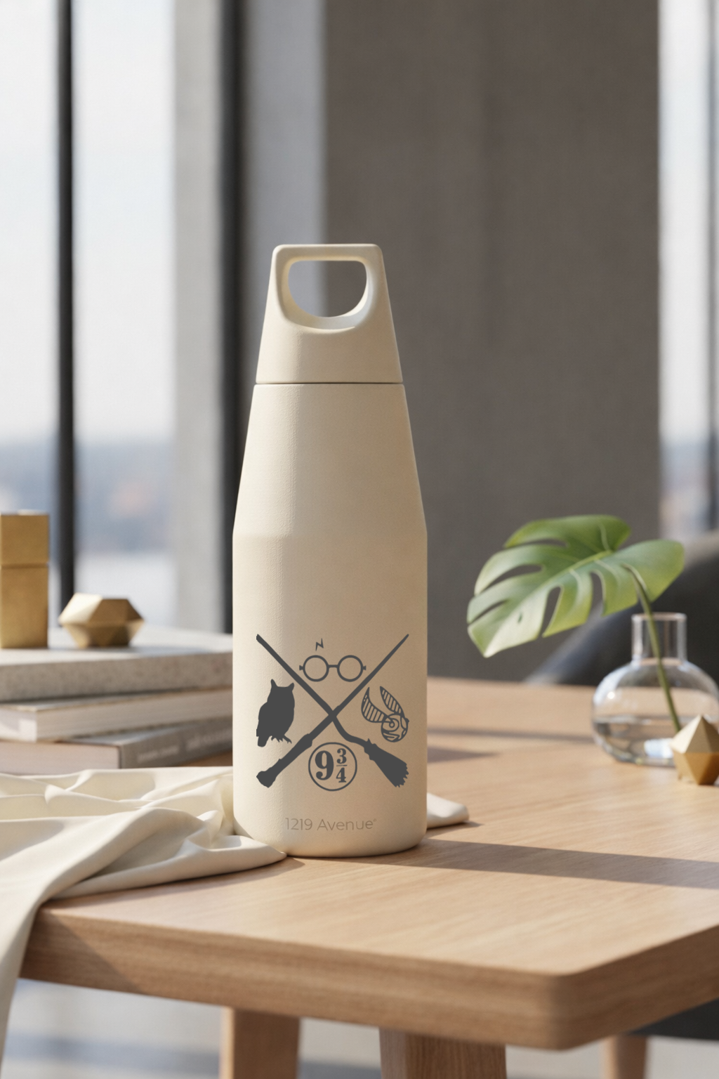 Printed Nuvra Geo-Dash Insulated Bottles 12hrs+ Hot and Cold |Premium Gifting | 580ml and 1100ml | 1 litre capacity 1219 Avenue India