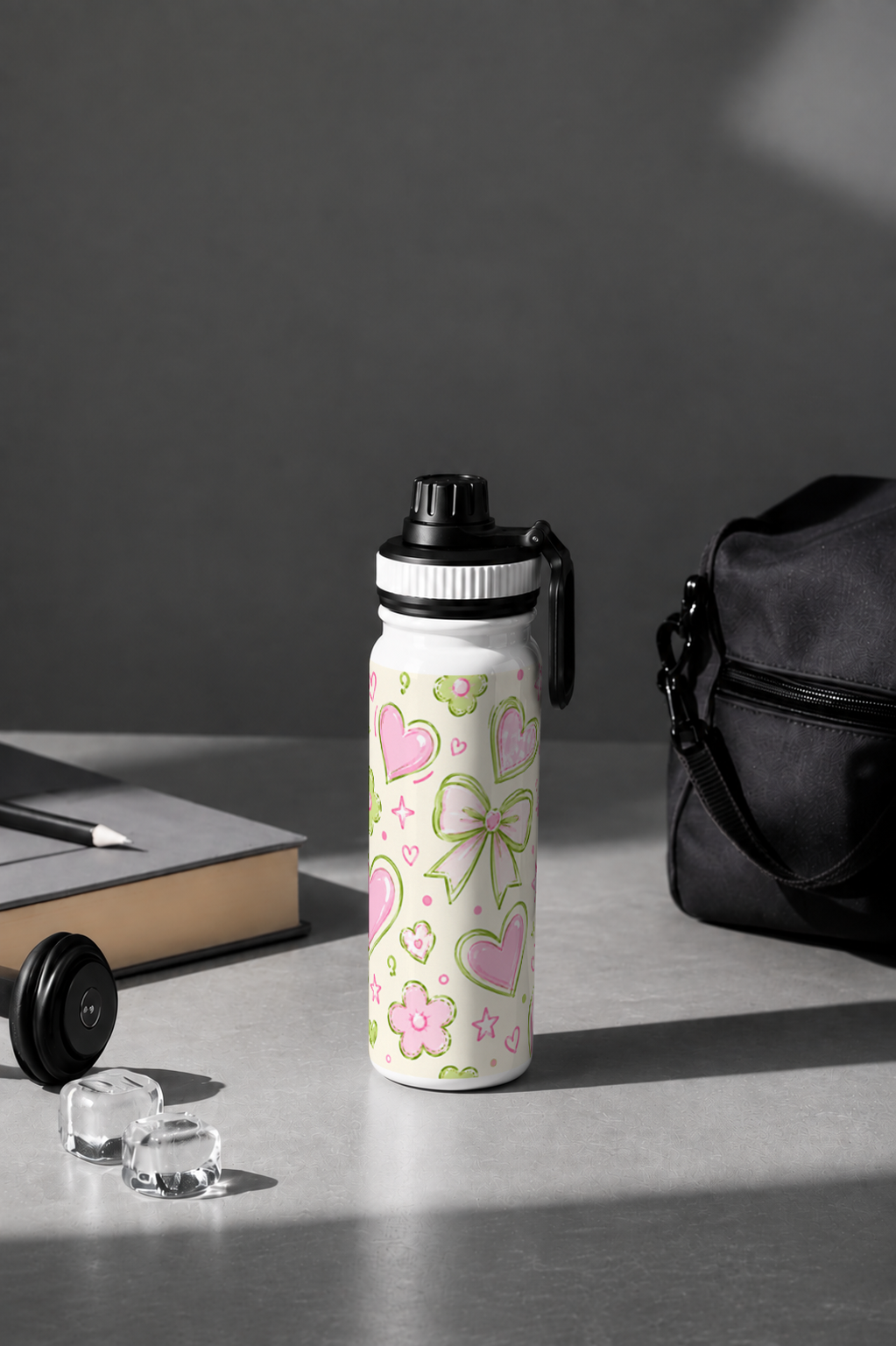 TANK-Sip™ Insulated Water Bottle | 950ml / 32oz | Double-Walled | Bowberry Bloom Print 1219 Avenue