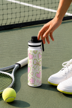 TANK-Sip™ Insulated Water Bottle | 950ml / 32oz | Double-Walled | Bowberry Bloom Print 1219 Avenue