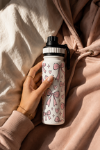TANK-Sip™ Insulated Water Bottle | 950ml / 32oz | Double-Walled | Bowberry Hearts 1219 Avenue