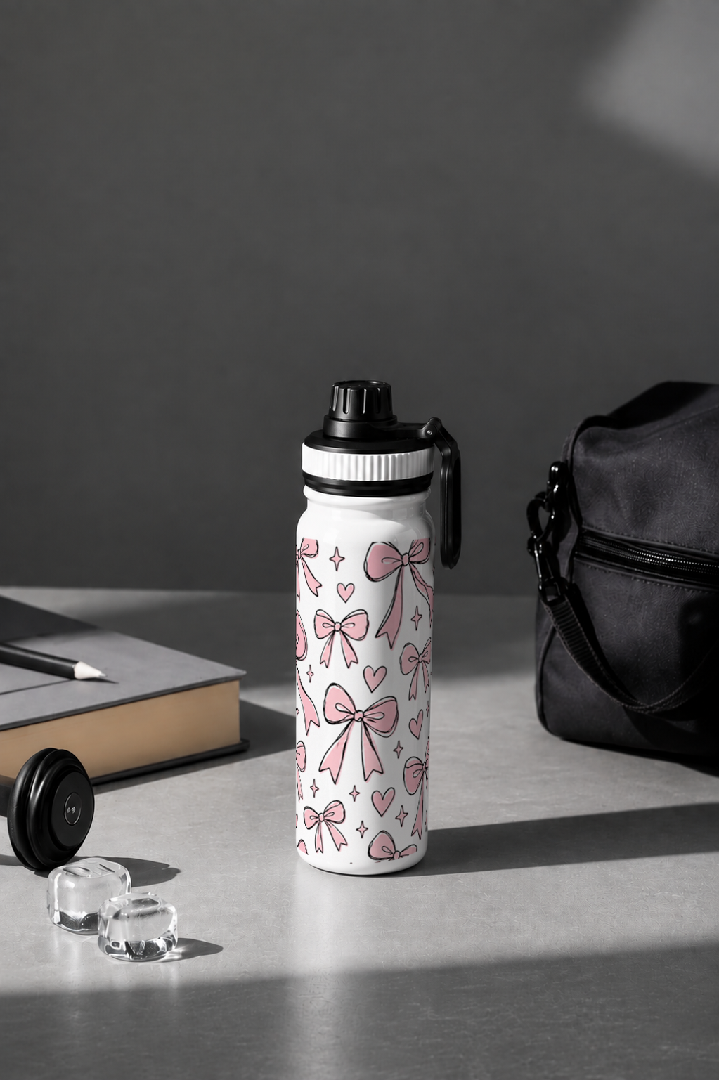 TANK-Sip™ Insulated Water Bottle | 950ml / 32oz | Double-Walled | Bowberry Hearts 1219 Avenue