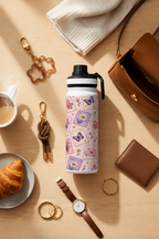 TANK-Sip™ Insulated Water Bottle | 950ml / 32oz | Double-Walled | Petal & Pastel 1219 Avenue