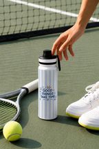 TANK-Sip™ Insulated Water Bottle | 950ml / 32oz | Double-Walled | Slow Bloom Blue 1219 Avenue