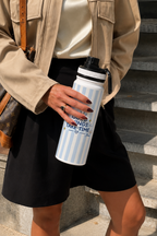 TANK-Sip™ Insulated Water Bottle | 950ml / 32oz | Double-Walled | Slow Bloom Blue 1219 Avenue