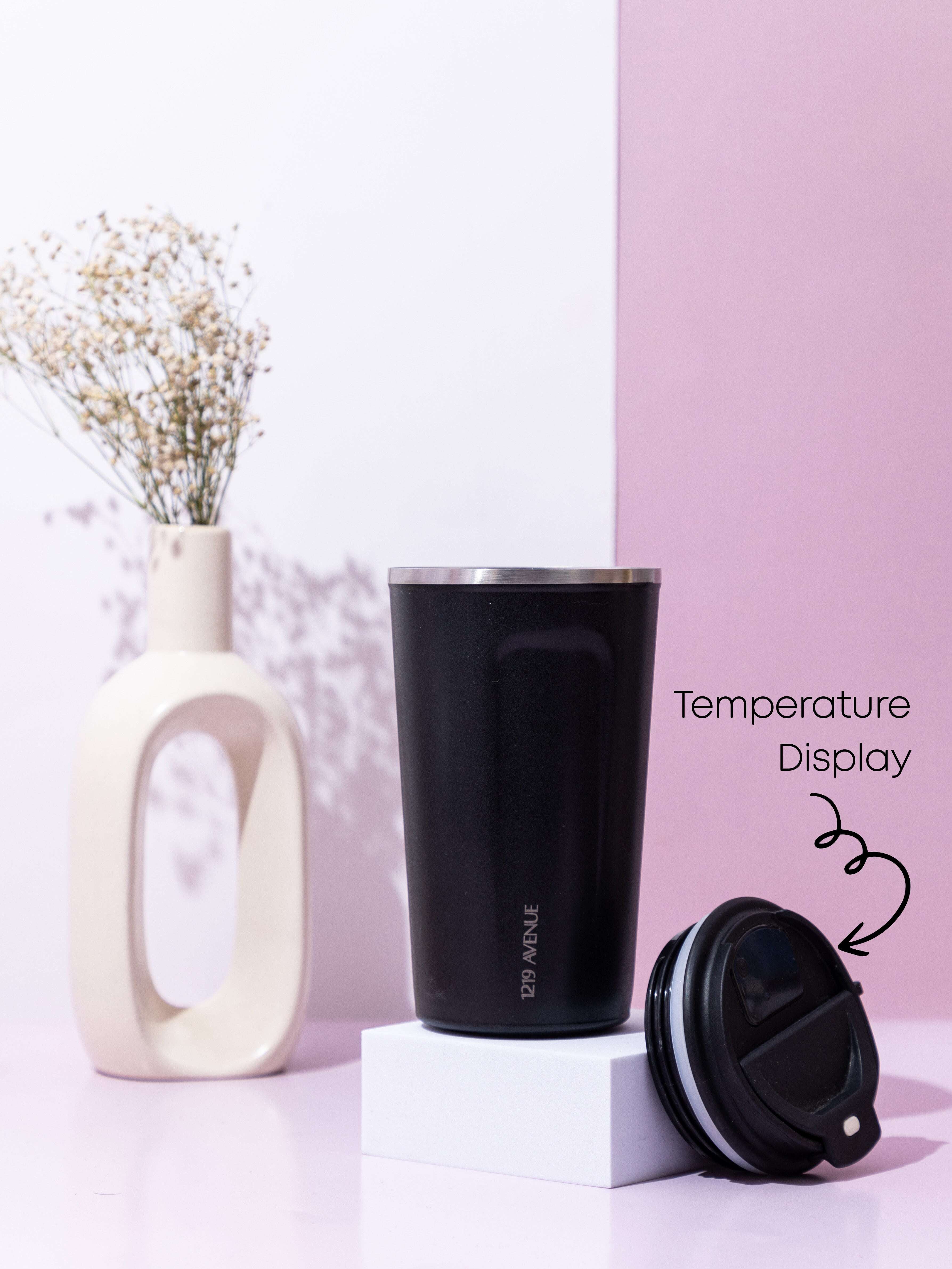 1219 Avenue Insulated Temperature Display Portable Coffee Flask 500ml 1219 Avenue India