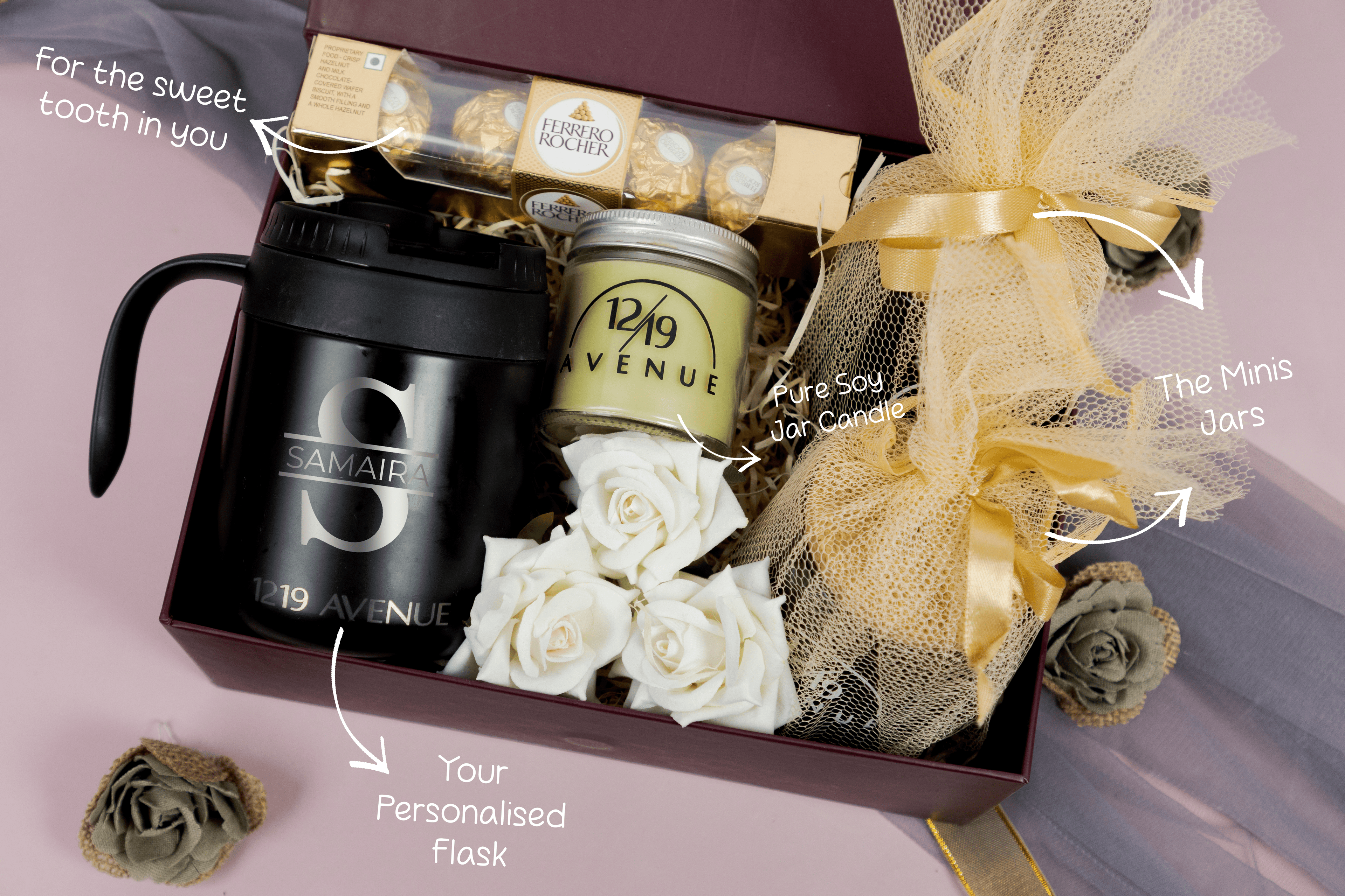 The Golden Glow Gourmet Personalized Gifting Hamper 1219 Avenue India