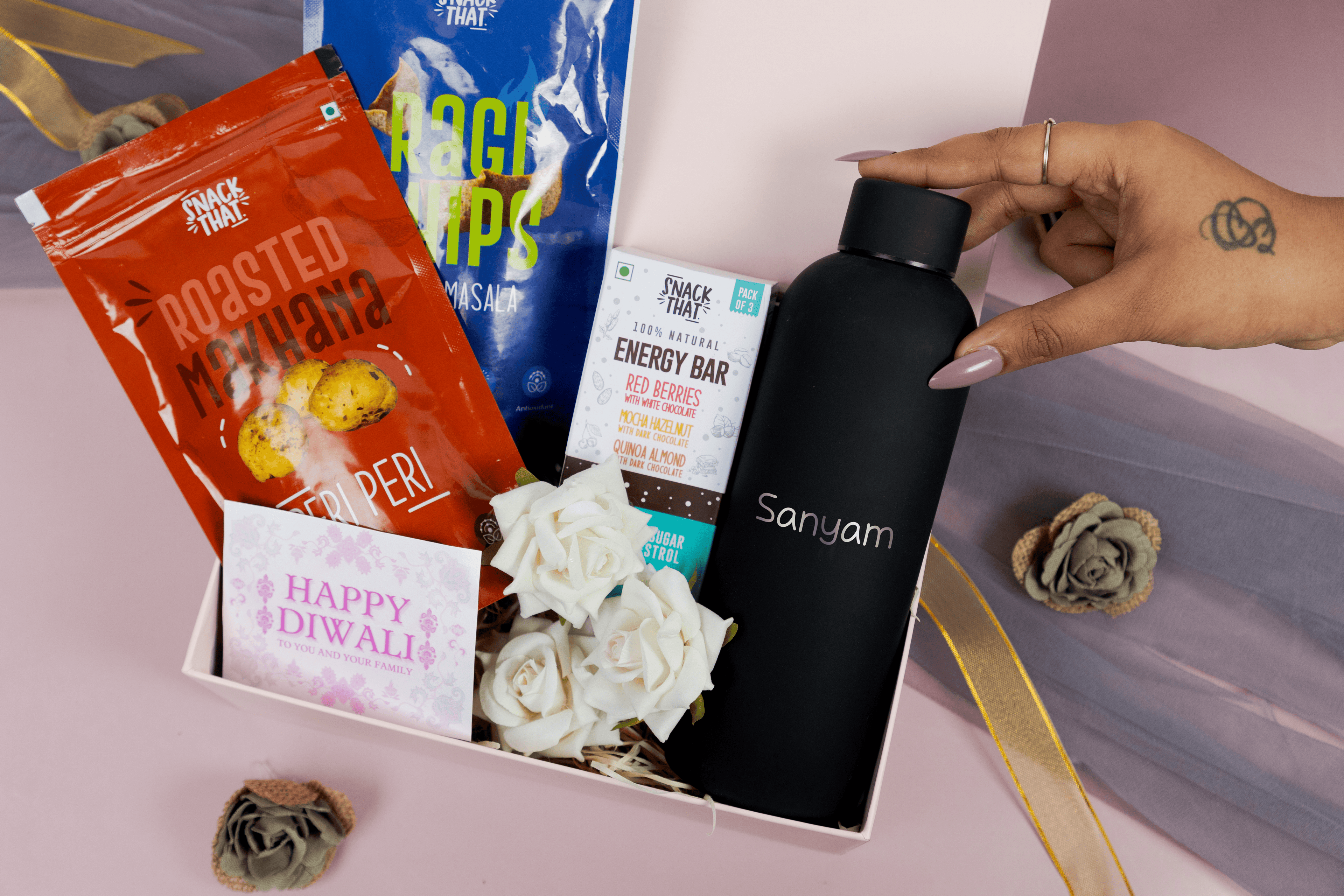 The Healthy Delights Personalized Gifting Hamper 1219 Avenue India