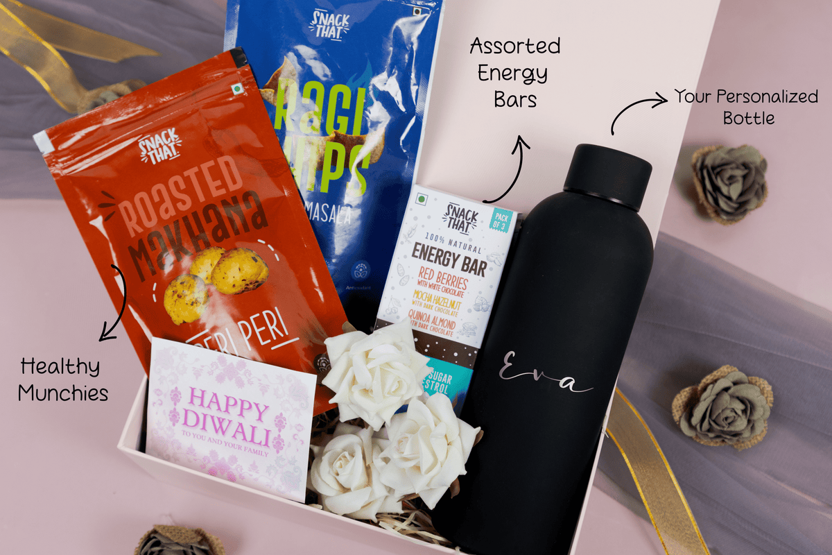 The Healthy Delights Personalized Gifting Hamper 1219 Avenue India