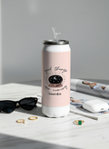Personalized Ivora Metal Can Sipper 500 ML | Celestial Promise Print | Double Walled Hot & Cold Tumbler