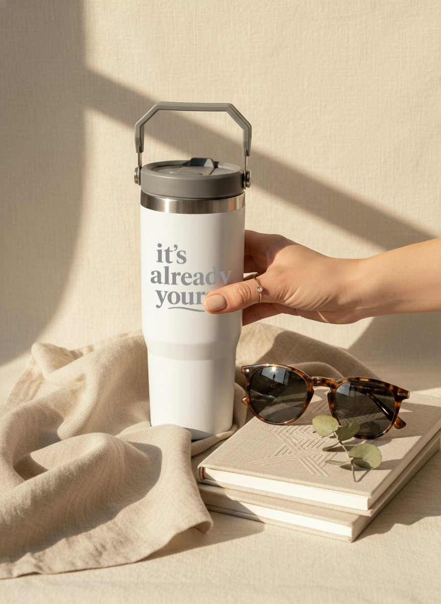 WayFay Tumbler Double Walled Insulated 12 hrs+ 1000 ML | 7 Colors|Already Yours | 1 Litre 1219 Avenue