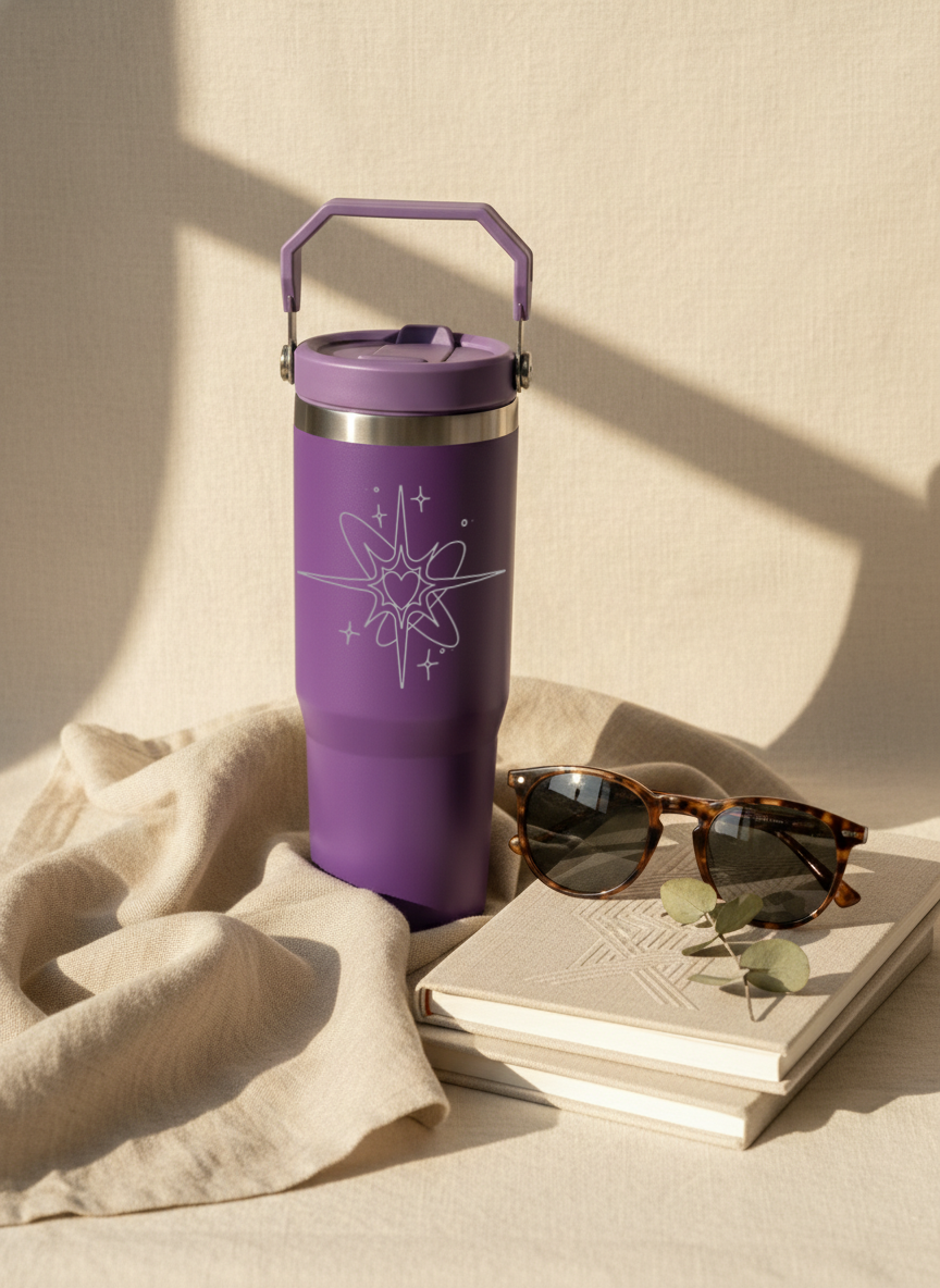 WayFay Tumbler Double Walled Insulated 12 hrs+ 1000 ML | 7 Colors|Cosmic Pulse | 1 Litre 1219 Avenue