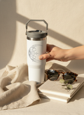 WayFay Tumbler Double Walled Insulated 12 hrs+ 1000 ML | 7 Colors|Cresent Aura | 1 Litre 1219 Avenue