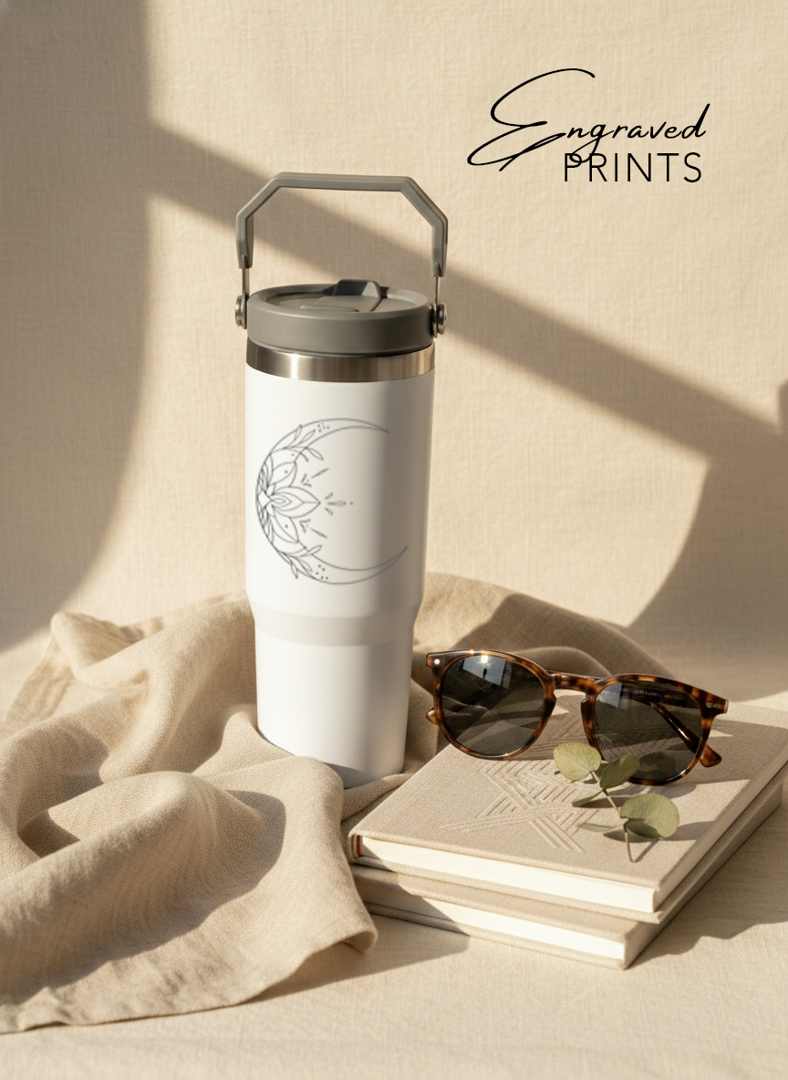 WayFay Tumbler Double Walled Insulated 12 hrs+ 1000 ML | 7 Colors|Cresent Aura | 1 Litre 1219 Avenue