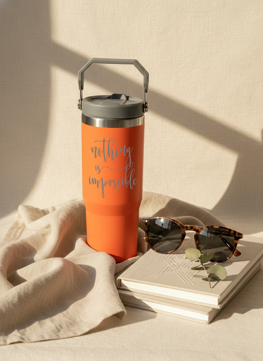 WayFay Tumbler Double Walled Insulated 12 hrs+ 1000 ML | 7 Colors|Im-Possible | 1 Litre 1219 Avenue