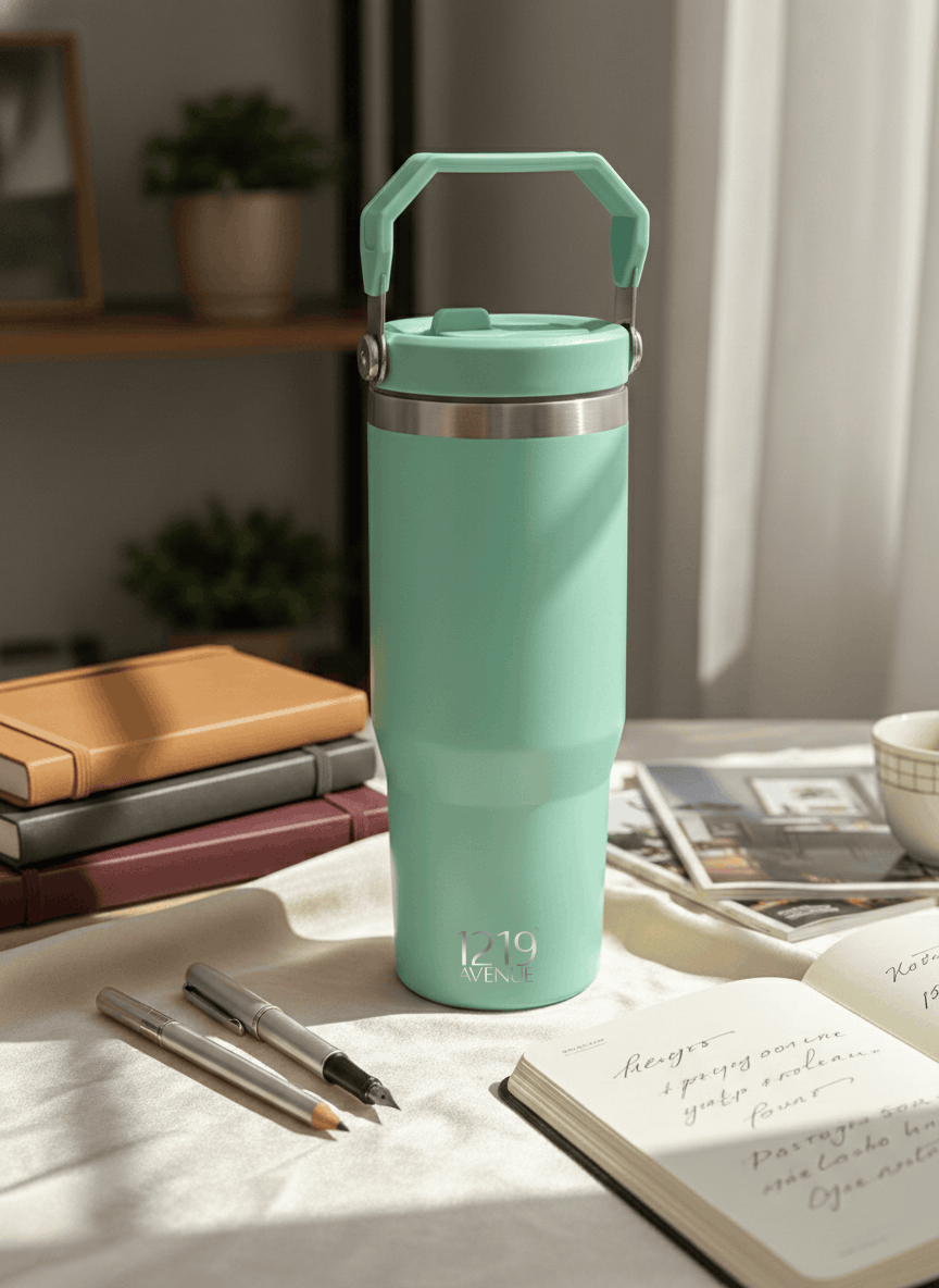 WayFay Tumbler Double Walled Insulated 12 hrs+ 1000 ML | 7 Colors| Premium Gifting | 1 Litre 1219 Avenue