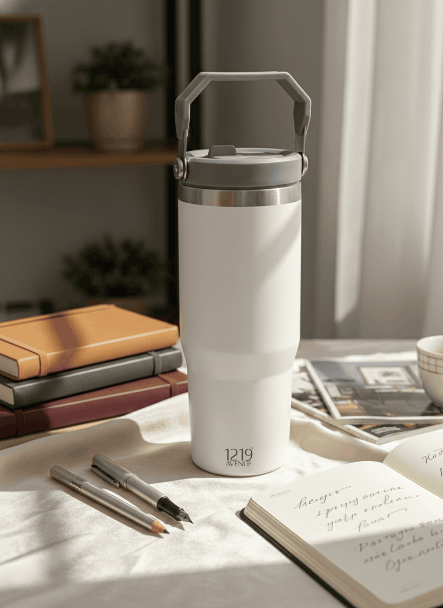 WayFay Tumbler Double Walled Insulated 12 hrs+ 1000 ML | 7 Colors| Premium Gifting | 1 Litre 1219 Avenue