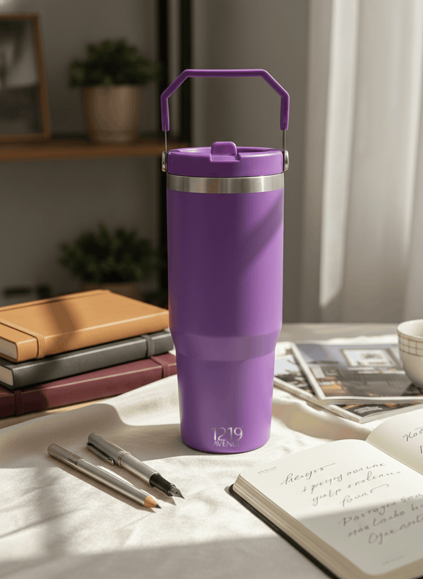 WayFay Tumbler Double Walled Insulated 12 hrs+ 1000 ML | 7 Colors| Premium Gifting | 1 Litre 1219 Avenue