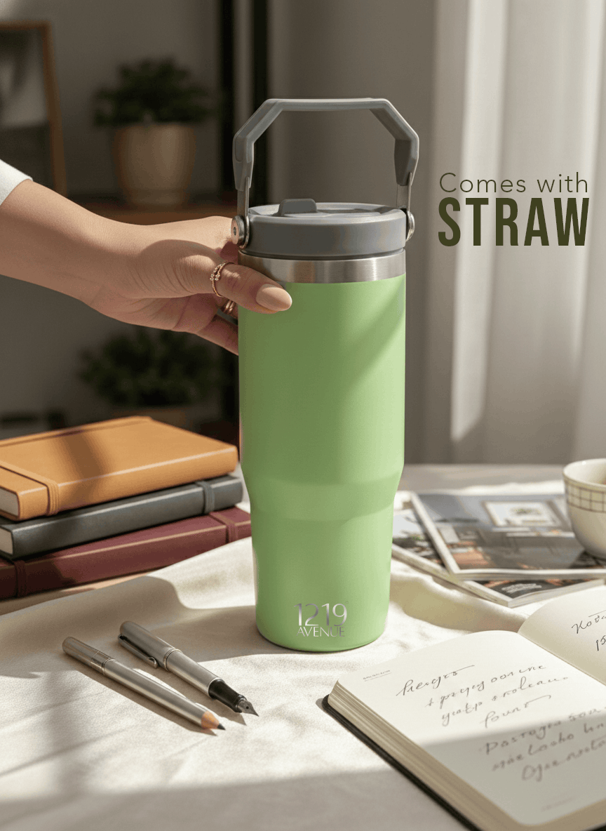 WayFay Tumbler Double Walled Insulated 12 hrs+ 1000 ML | 7 Colors| Premium Gifting | 1 Litre 1219 Avenue